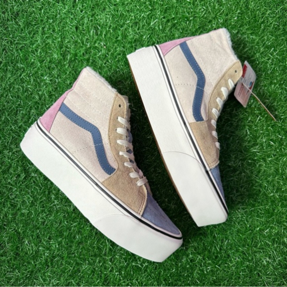 Vans Sk8 Hi Tapered Pastel Sherpa - Picture 2 of 9
